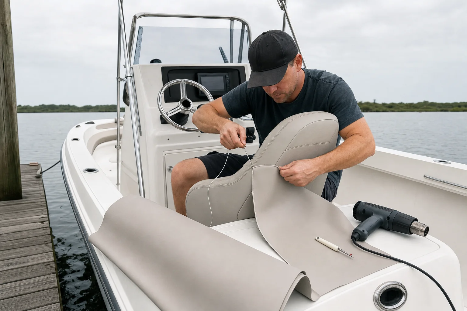 boat upholstery repair in Jacksonville, FL