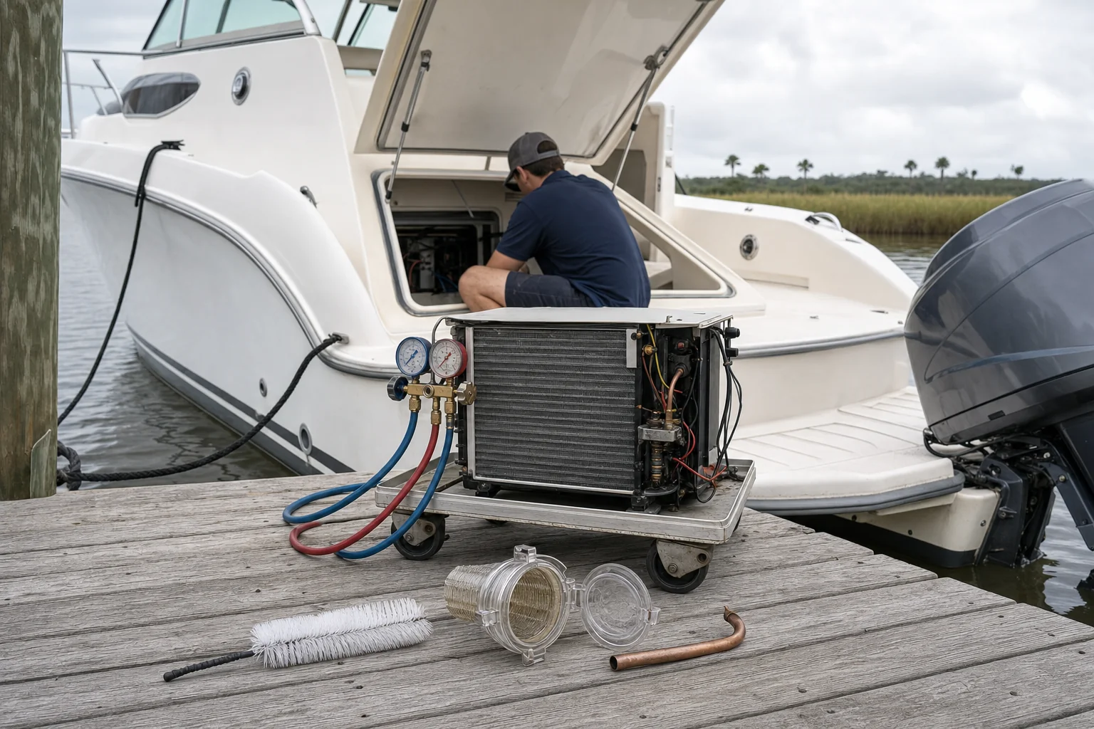 marine ac repair in Jacksonville, FL